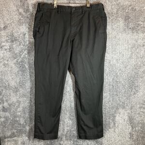 Polo Ralph Lauren Pants Mens 36x30 Black Stretch Straight Fit Chino Twill Casual